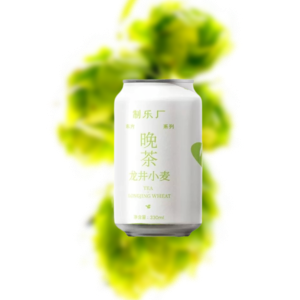 制乐厂 晚茶 龙井小麦（易拉罐）